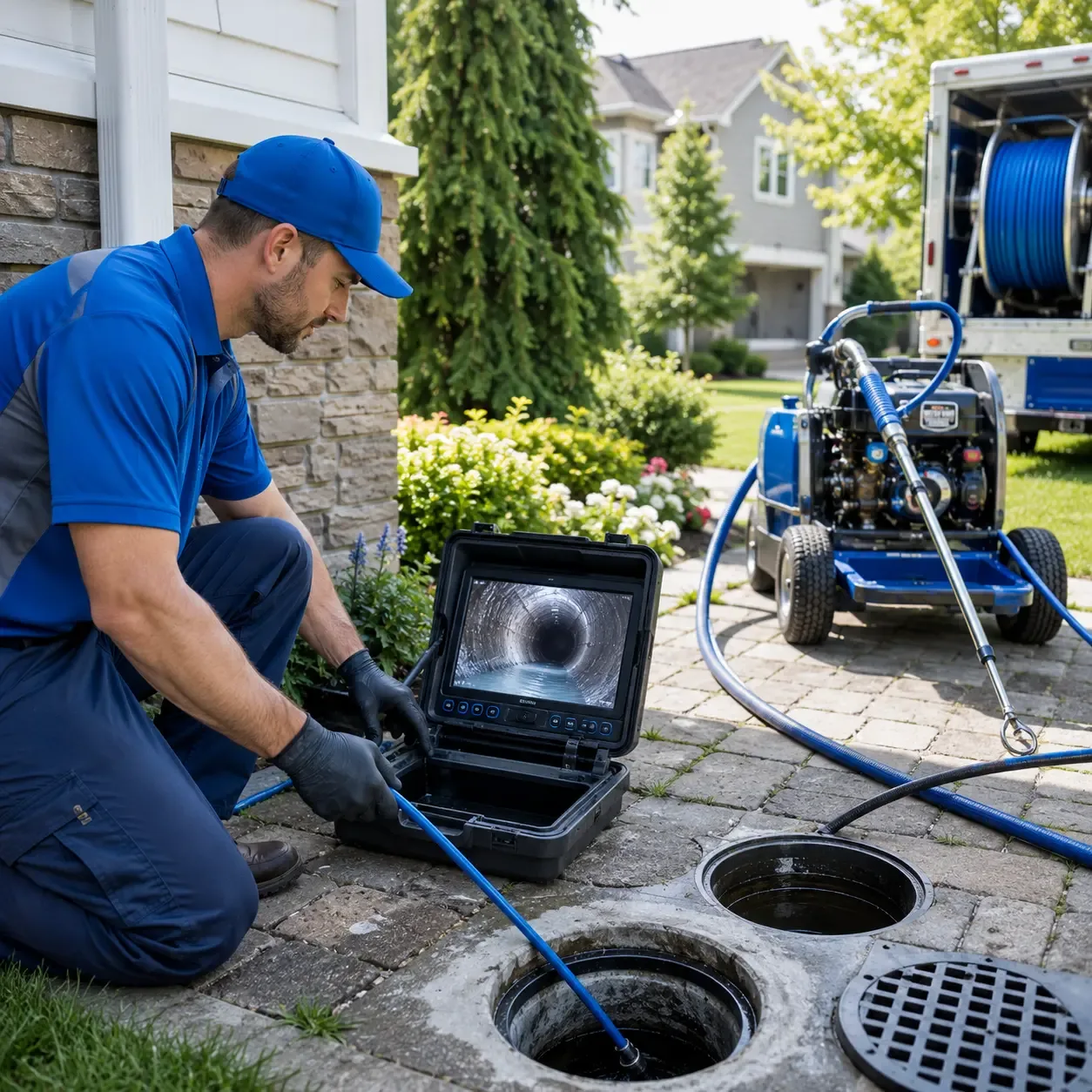 Outdoor drain cleaning professionals serving Georgiana, AL